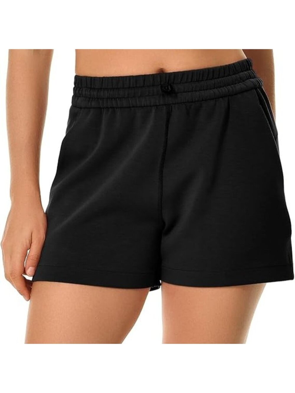 Colorfulkoala Women's High Waisted Ultra Soft Athletic Shorts Black Extra Small